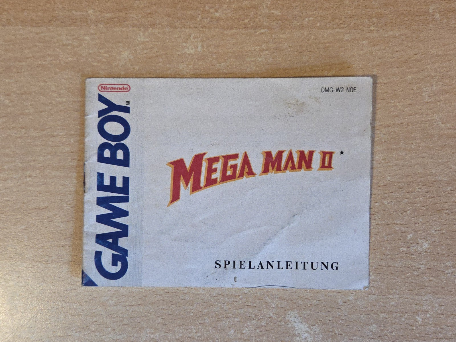 Nintendo Game Boy Classic Mega Man II Spielanleitung Instruction Booklet NOE