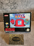 SNES Super Nintendo Toys Let the Toy Wars begin! mit OVP und Anleitung UKV - T-Retro-Games 