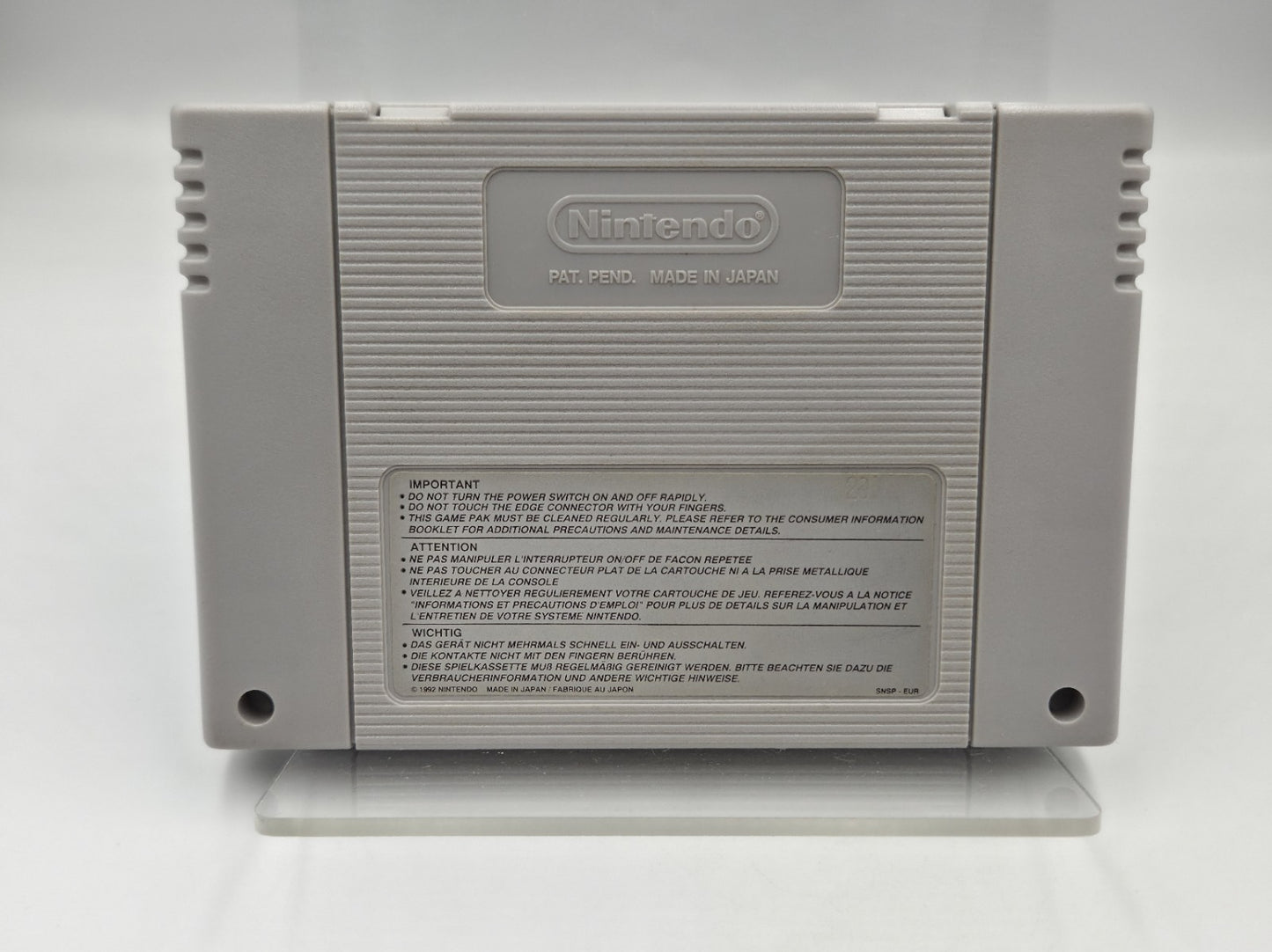 SNES Super Nintendo Spiel WWF Wrestlemania The Arcade Game EUR Modul