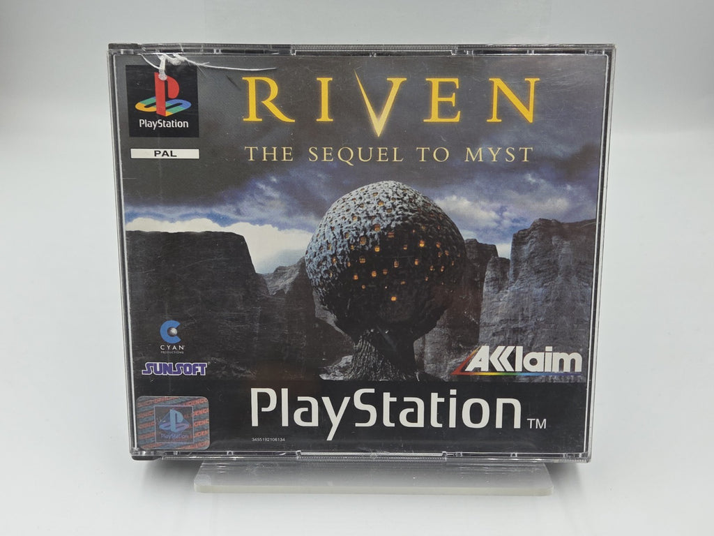 PS1 Playstation 1 Spiel Riven Sequel To Myst mit OVP und Anleitung Deutsch