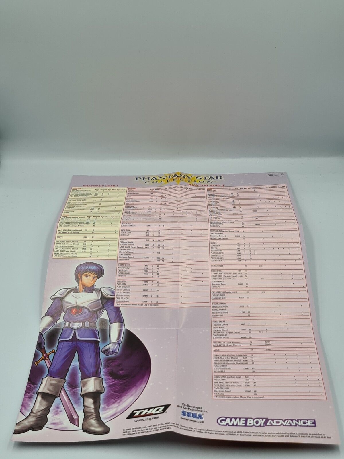 Game Boy Advance Phantasy Star Collection mit OVP und Anleitung + Poster USA - T-Retro-Games 