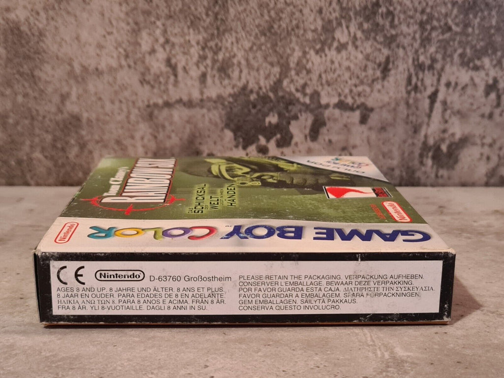 Nintendo Game Boy Color Spiel Tom Clancy's Rainbow Six mit OVP und Anleitung NOE - T-Retro-Games 