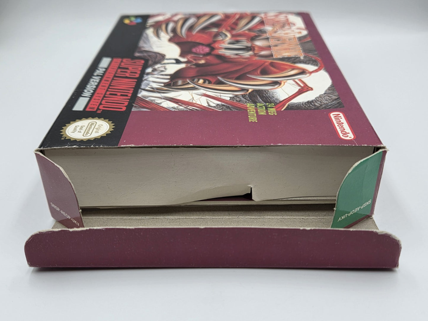 SNES Super Nintendo Secret of Evermore mit OVP und Anleitung + Poster UKV