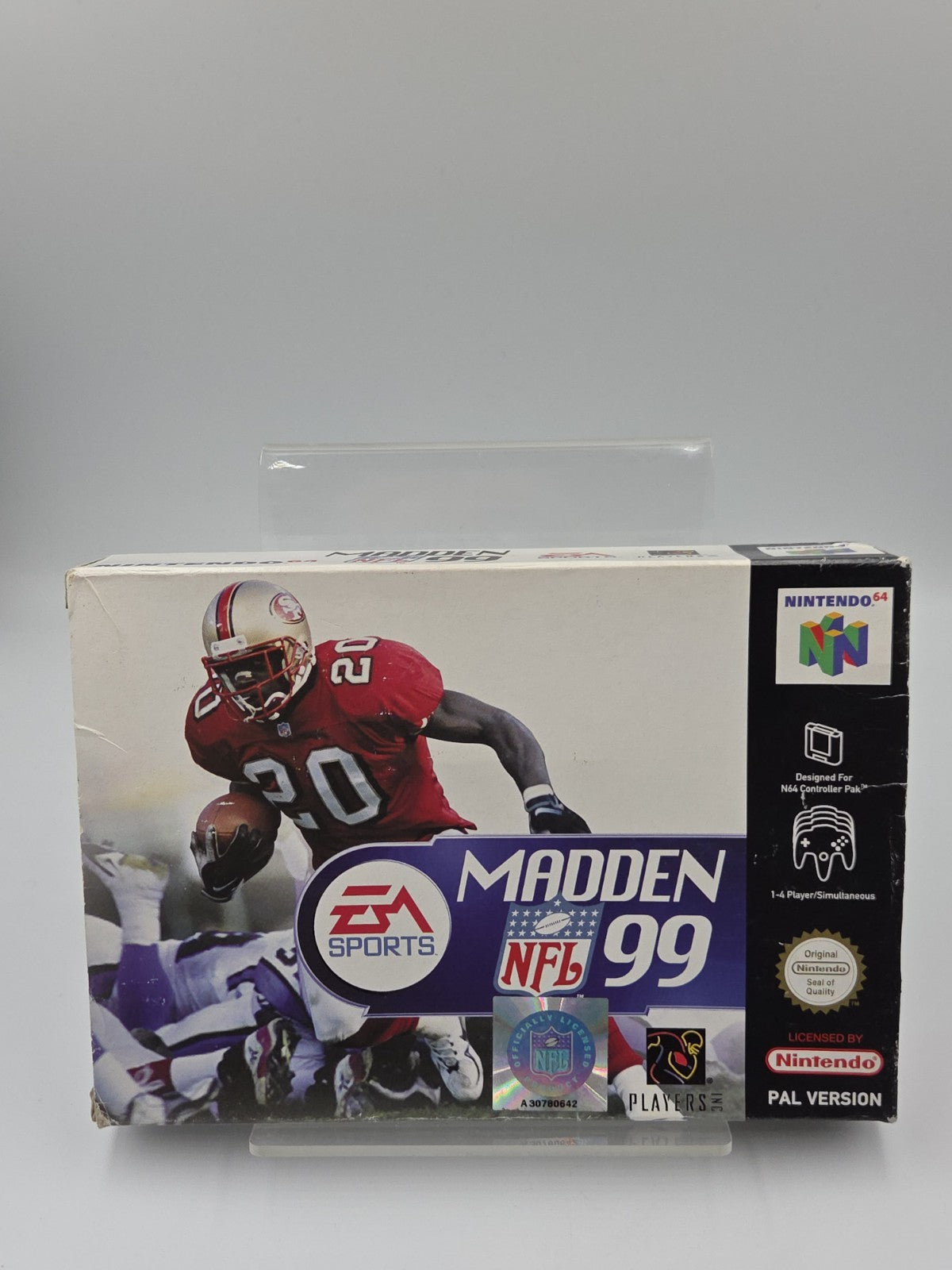 N64 Nintendo 64 Spiel Madden NFL 99 mit OVP und Anleitung EUR