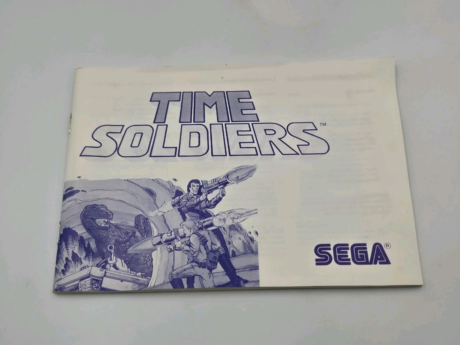 Sega Master System Time Soldiers mit OVP und Anleitung Multi Language 