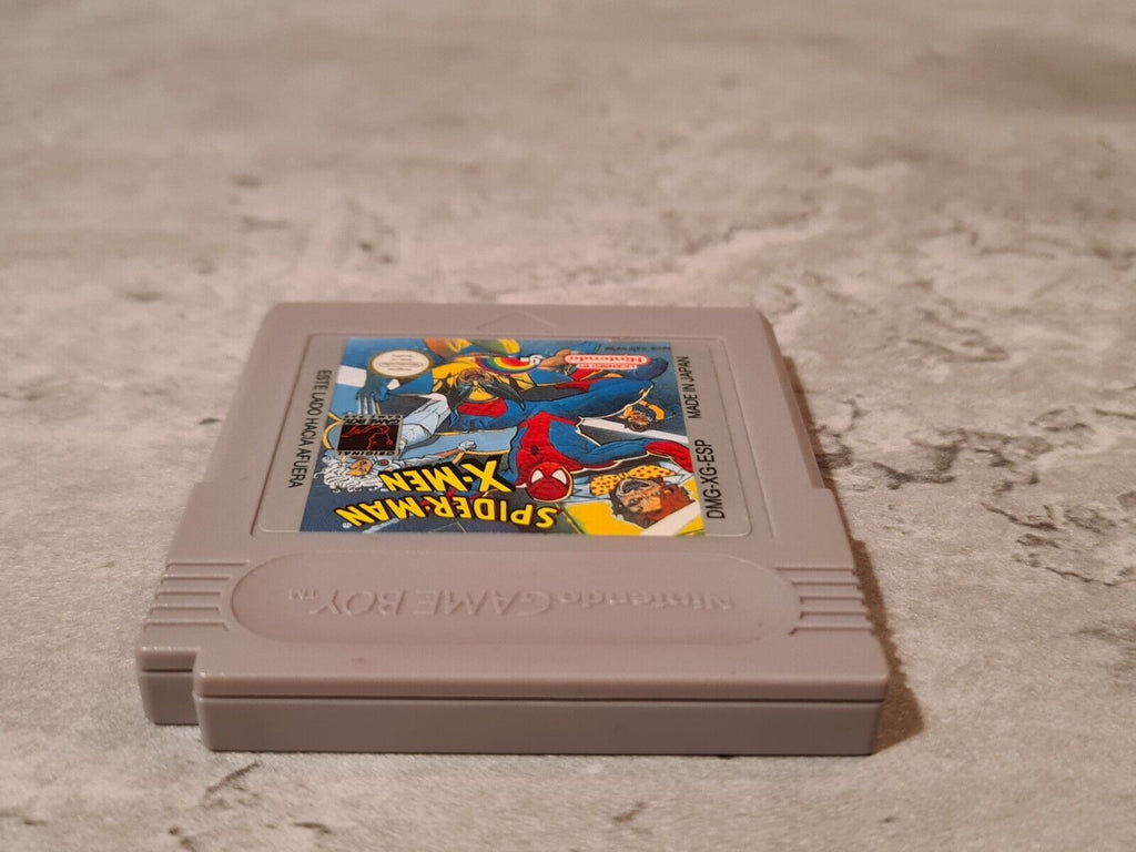 Nintendo Game Boy Classic Spiel Spider-Man X-Men Modul ESP - T-Retro-Games 
