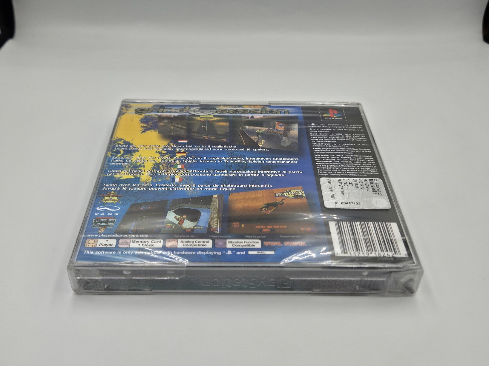 PS1 Playstation 1 Spiel Grind Session Sealed Neu New Multilingual