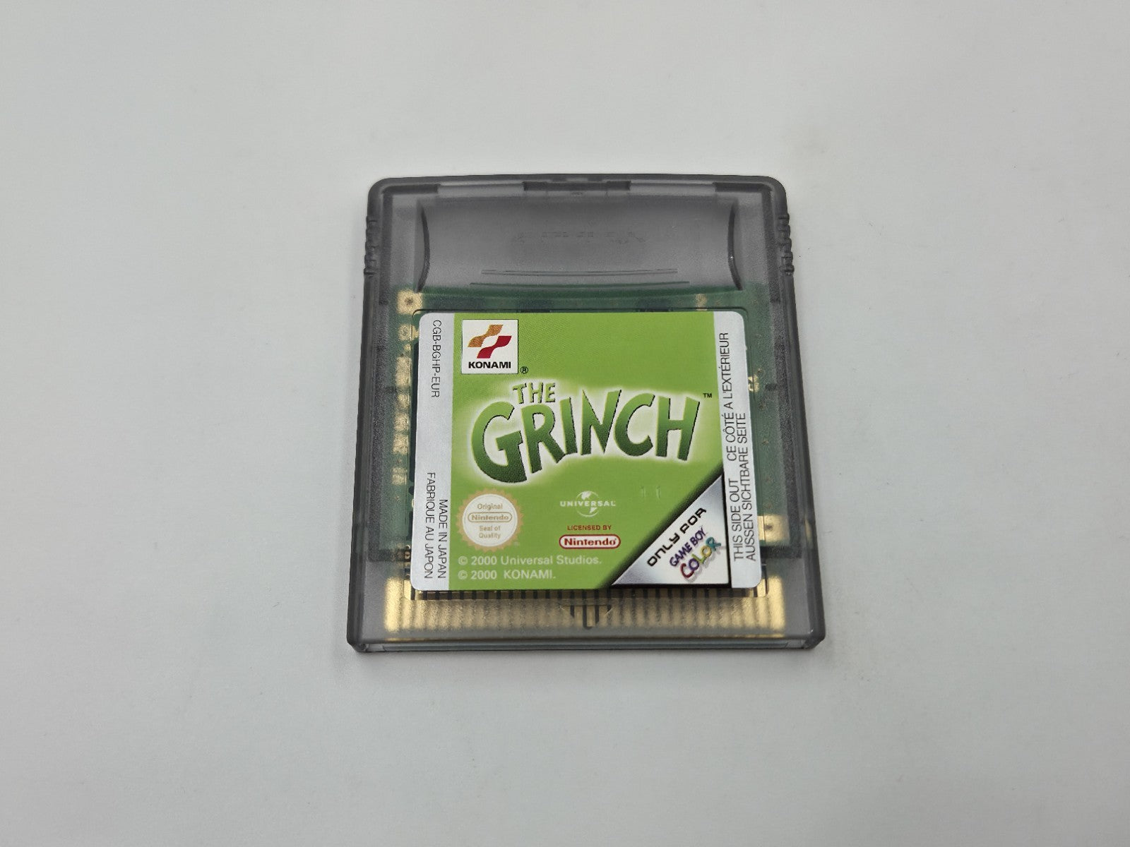 Nintendo Game Boy Color The Grinch mit OVP und Anleitung EUR