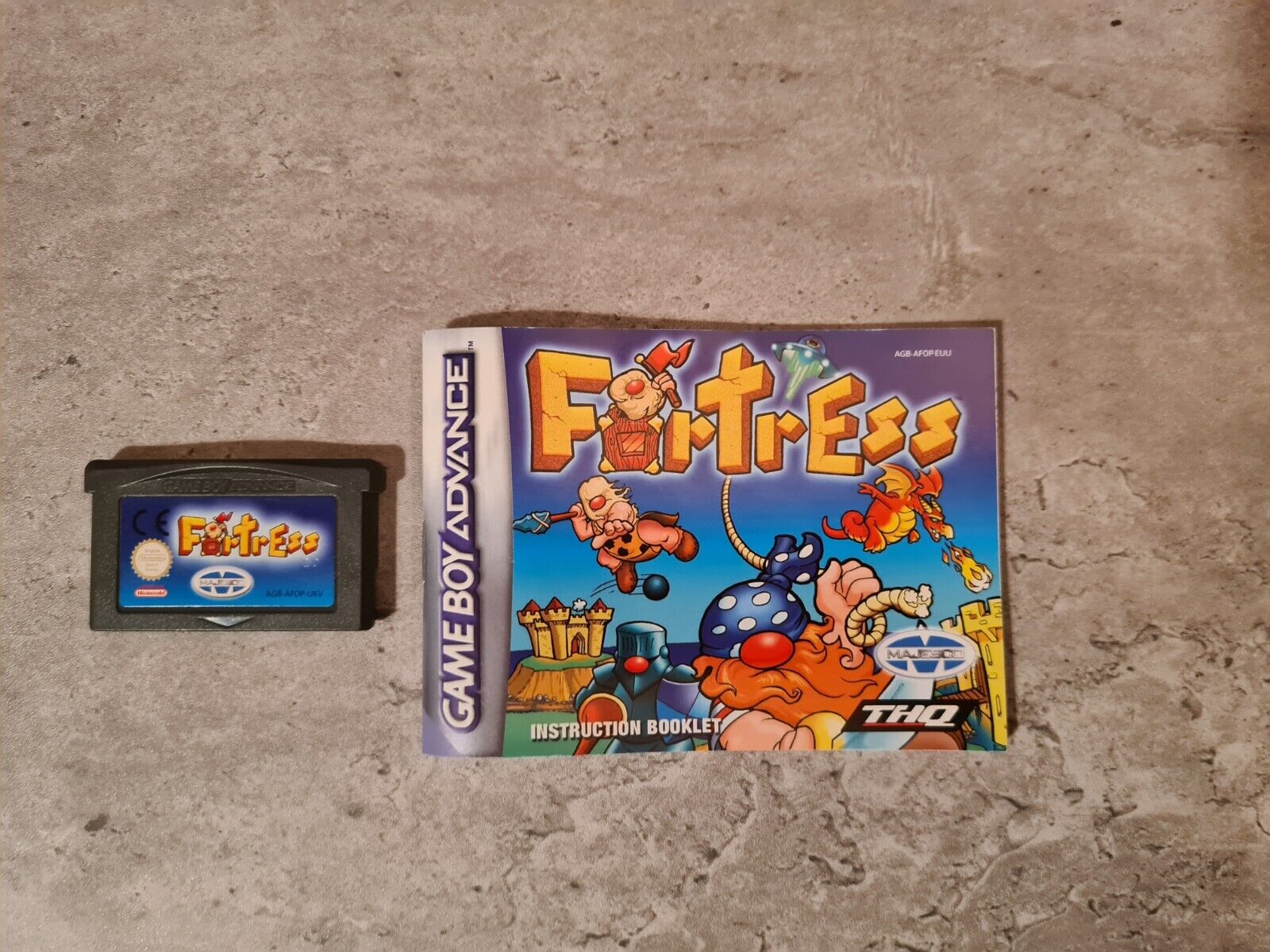 Nintendo Gameboy Advance Fortress mit OVP und Anleitung EUR - T-Retro-Games 