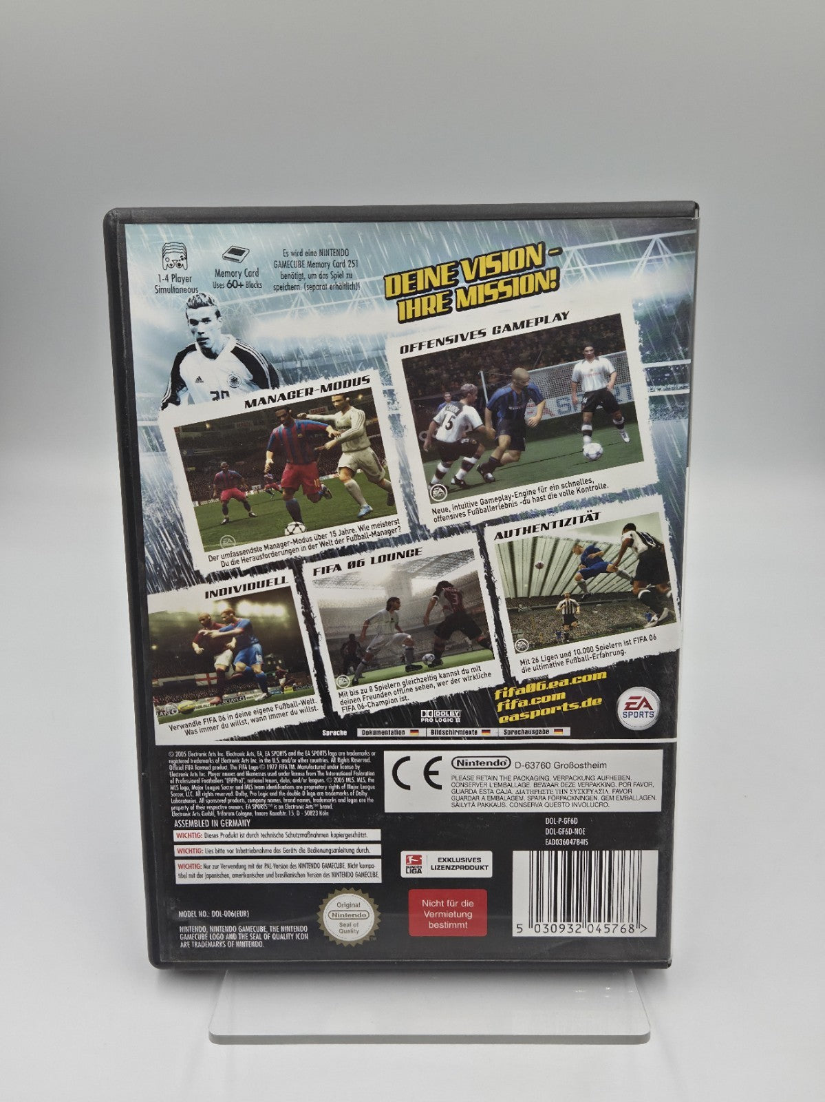 Nintendo GameCube Spiel Fifa 06 mit OVP und Anleitung NOE