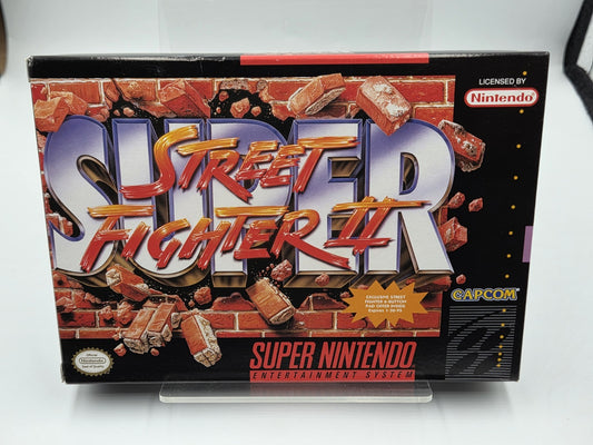 SNES Super Nintendo Super Street Fighter II mit OVP und Anleitung NTSC-USA
