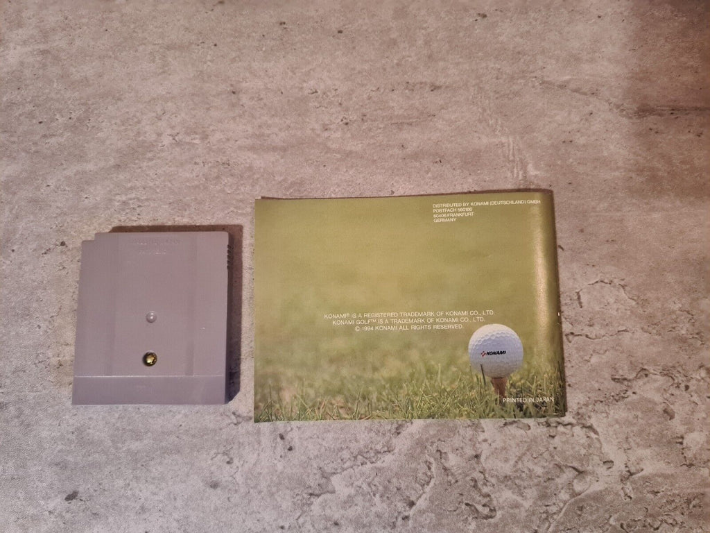Nintendo Game Boy Classic Konami Golf mit OVP und Anleitung NOE - T-Retro-Games 