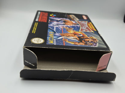 SNES Super Nintendo Saturday Night Slammasters Leer OVP Empty Box ESP
