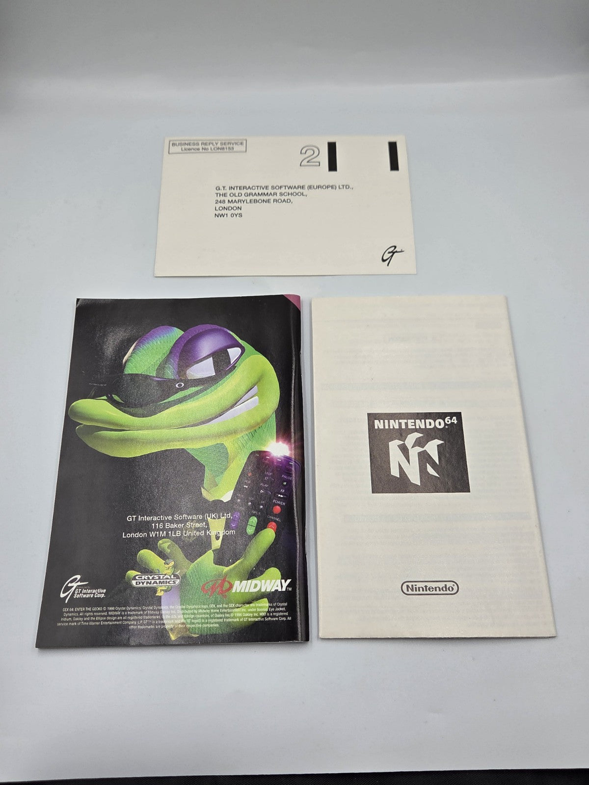 N64 Nintendo 64 Gex 64 Enter The Gecko mit OVP und Anleitung EUR