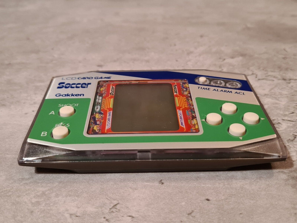 LCD Card Game Soccer Gakken OVP - T-Retro-Games 
