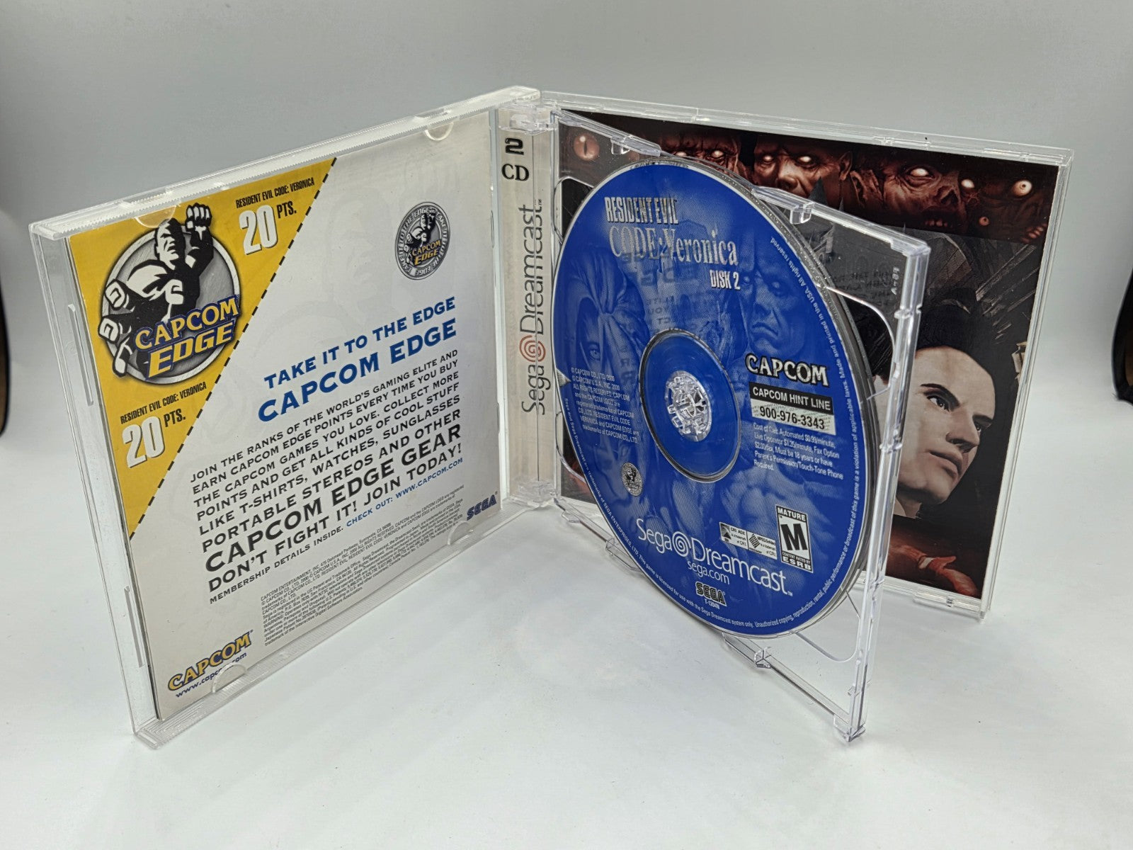 Sega Dreamcast Resident Evil Code: Veronica mit OVP + Anleitung NTSC-U/C 2 Discs