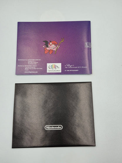 Nintendo Game Boy Color Le Cauchemar Des Schtroumpfs mit OVP und Anleitung FAH