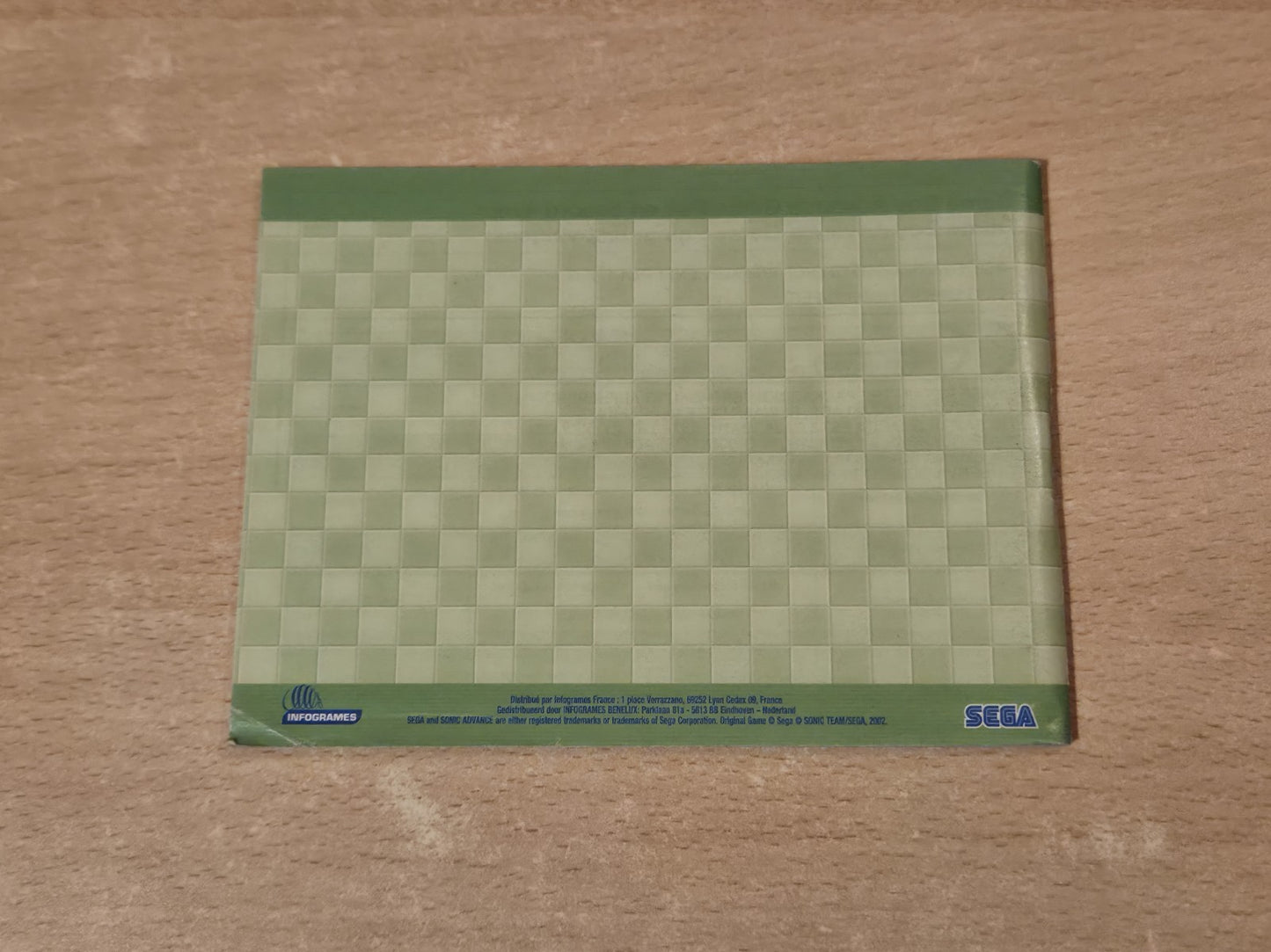 Nintendo Game Boy Advance Sonic Advance 2 Spielanleitung FAH