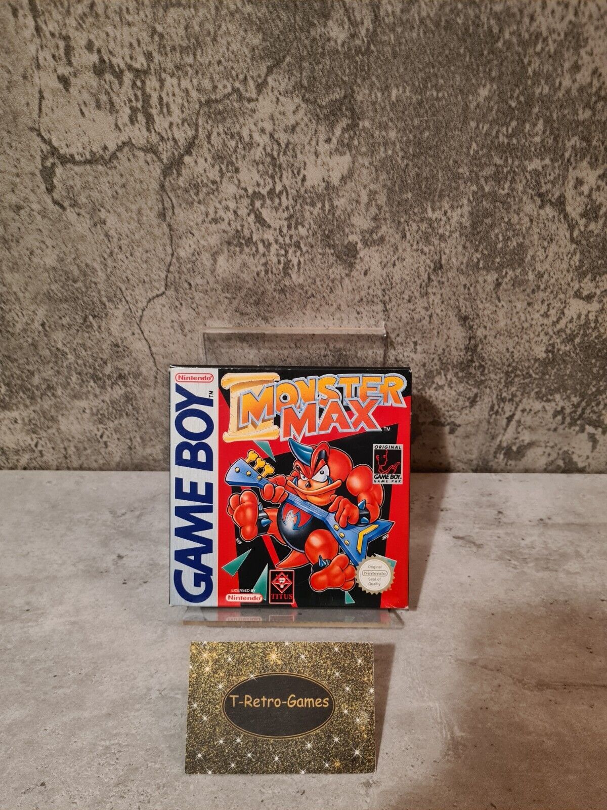 Nintendo Game Boy Classic Monster Max mit OVP und Anleitung FRG - T-Retro-Games 