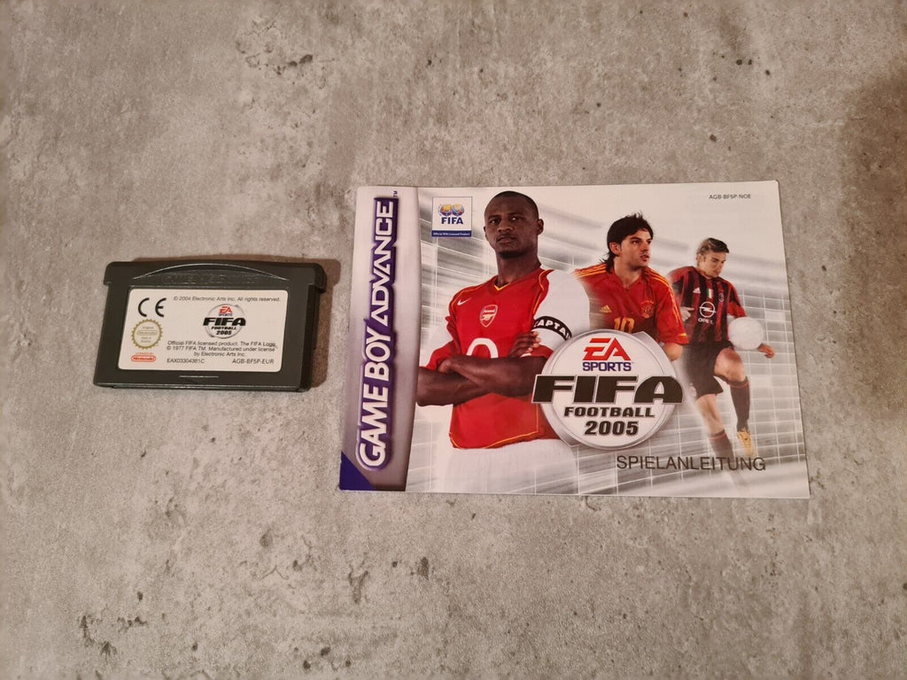 Nintendo Gameboy Advance Fifa Football 2005 mit OVP und Anleitung NOE - T-Retro-Games 