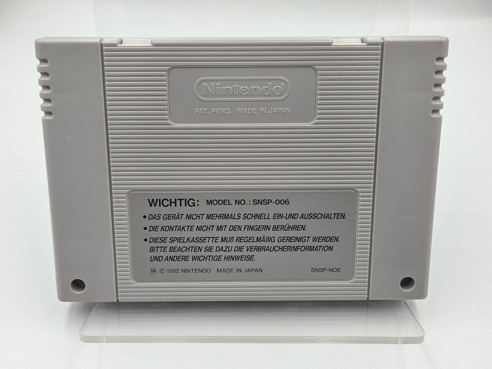 SNES Super Nintendo Secret of Evermore NOE Modul