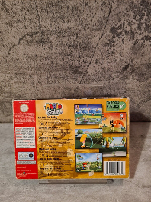 N64 Nintendo 64 Mario Golf mit OVP und Anleitung EUR - T-Retro-Games 
