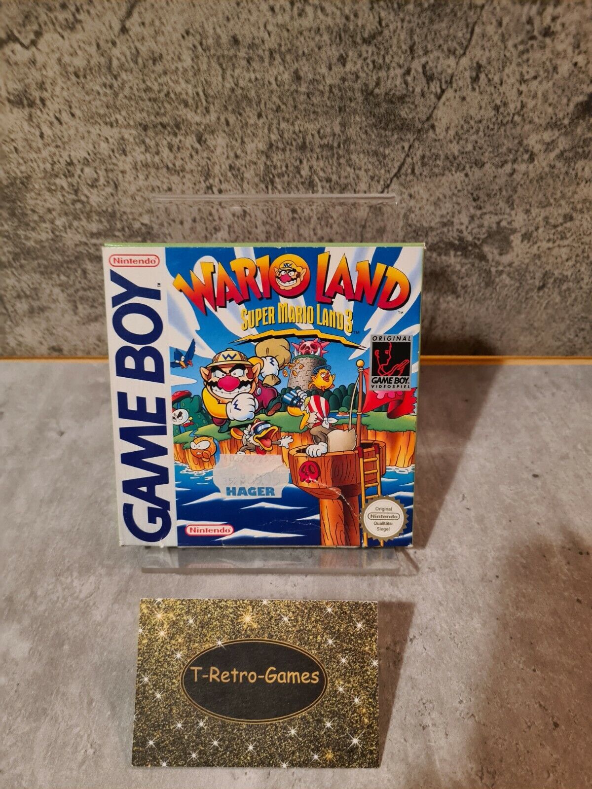 Nintendo Game Boy Wario Land Super Mario Land 3 mit OVP und Anleitung NOE - T-Retro-Games 