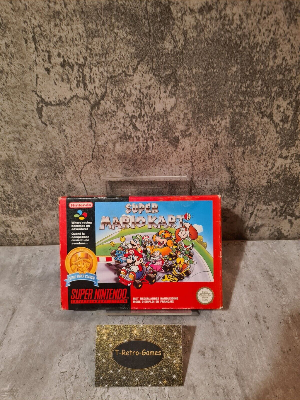 SNES Super Nintendo Super Mario Kart mit OVP und Anleitung FAH Classic - T-Retro-Games 