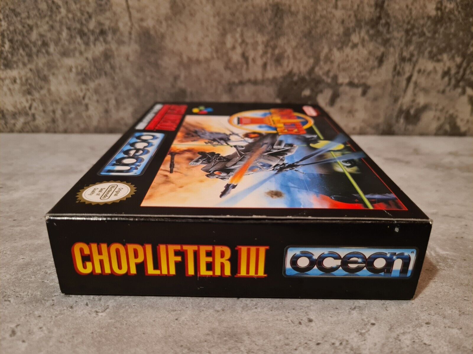 SNES Super Nintendo Choplifter III mit OVP und Anleitung FRG - T-Retro-Games 