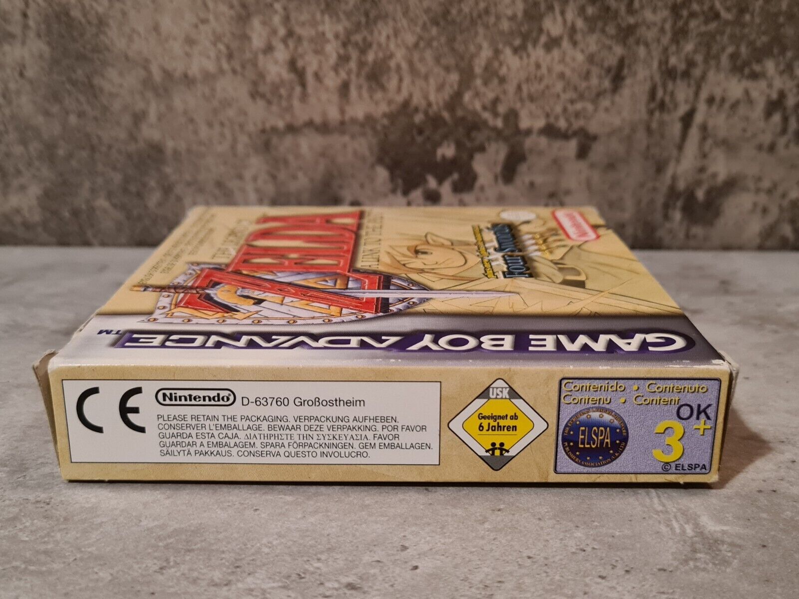 Nintendo Gameboy Advance The Legend of Zelda Four Swords mit OVP + Anleitung EUR - T-Retro-Games 
