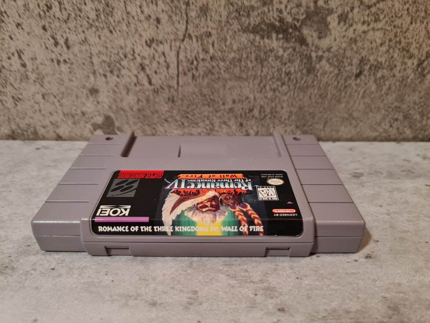 SNES Romance of the Three Kingdoms IV: Wall of Fire + OVP und Anleitung NTSC USA - T-Retro-Games 