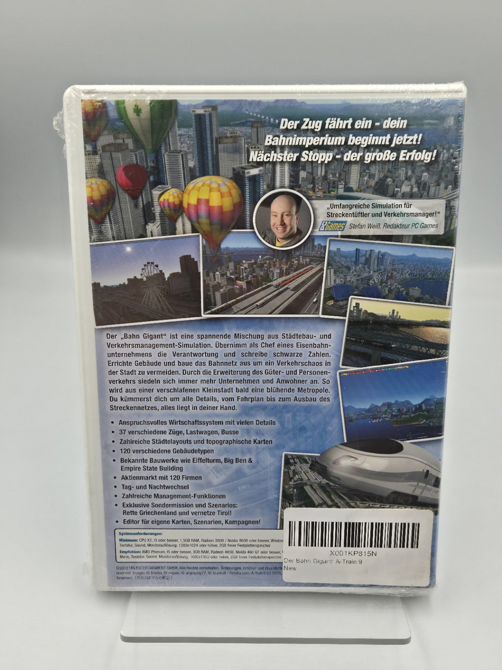 PC-CD Rom Spiel Der Bahn Gigant A-Train Sealed Neu NEW Deutsch