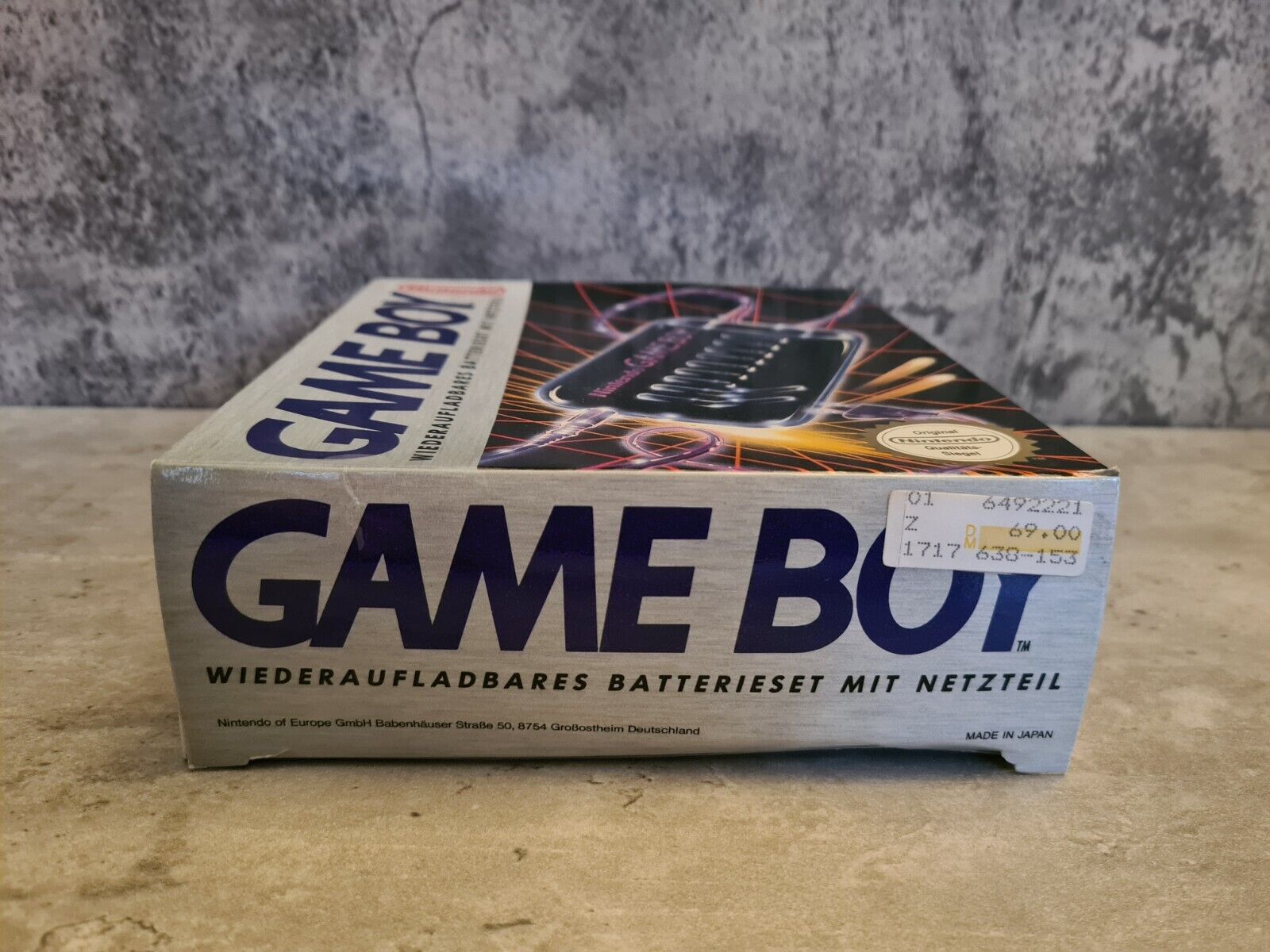 Game Boy Classic Wiederaufladbares Batterieset Leer OVP Empty Box - T-Retro-Games 