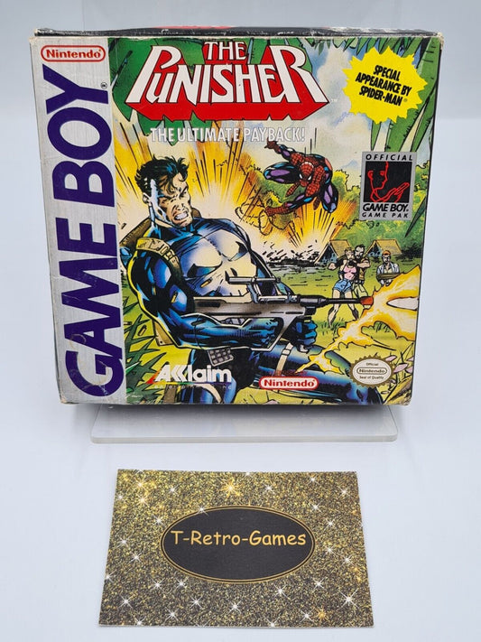 Nintendo Game Boy Classic The Punisher mit OVP und Anleitung USA - T-Retro-Games 