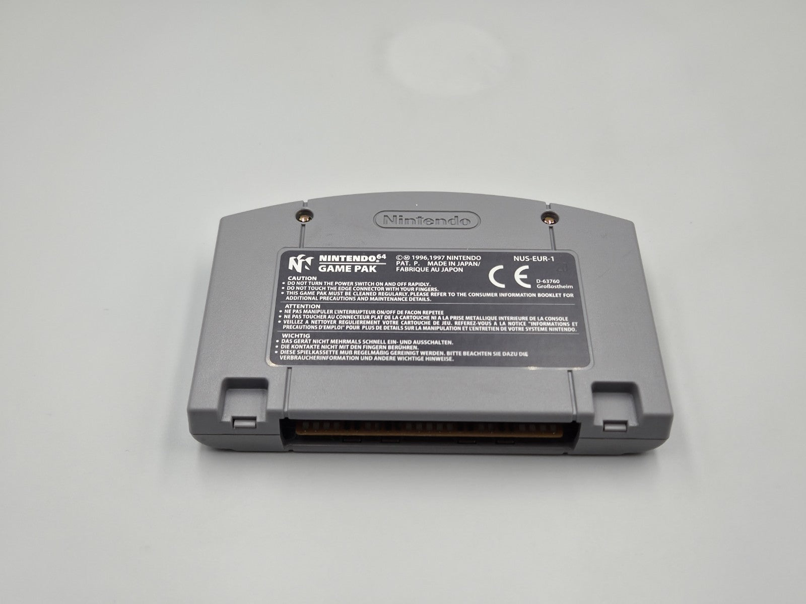 N64 Nintendo 64 Spiel Centre Court Tennis mit OVP und Anleitung EUR