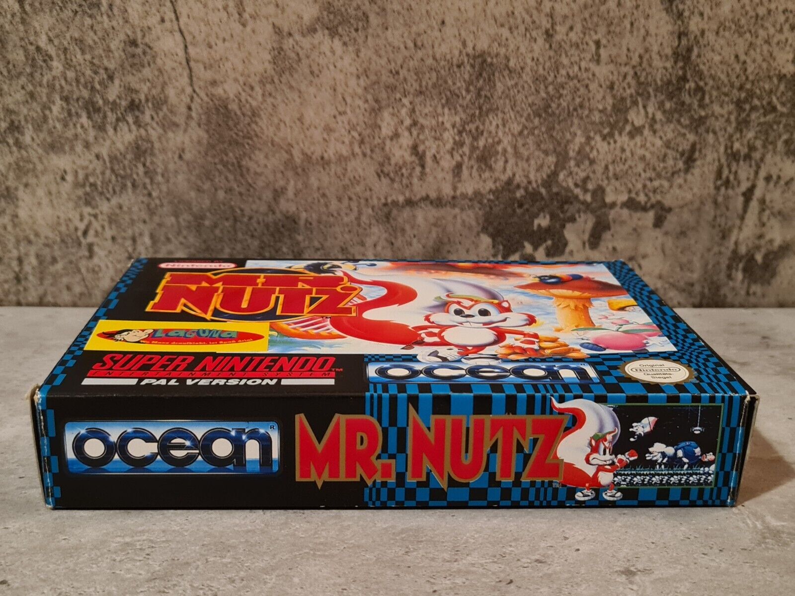 SNES Super Nintendo Mr. Nutz mit OVP und Anleitung NOE - T-Retro-Games 