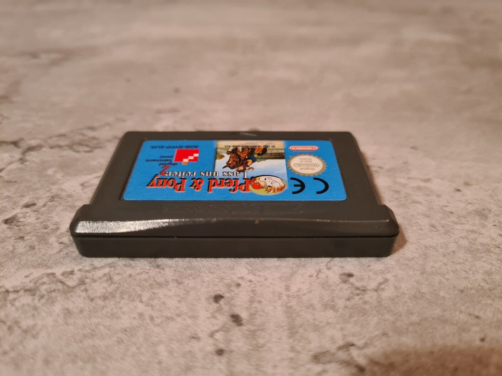 Nintendo Gameboy Advance Pferd & Pony Lass uns reiten 2 Modul EUR - T-Retro-Games 