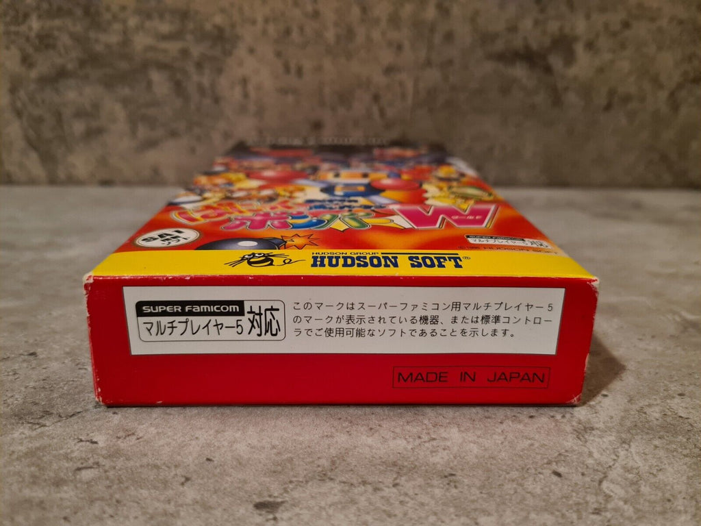 SFC Super Famicom Super Bomberman Panic Bomber W mit OVP und Anleitung - T-Retro-Games 