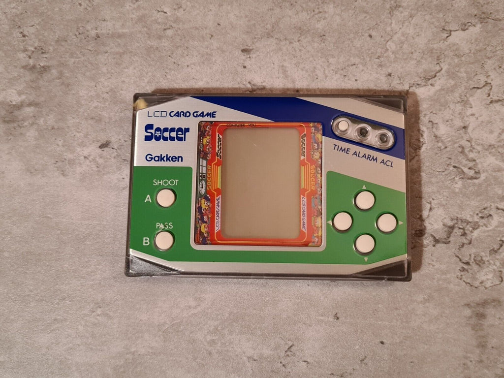 LCD Card Game Soccer Gakken OVP - T-Retro-Games 