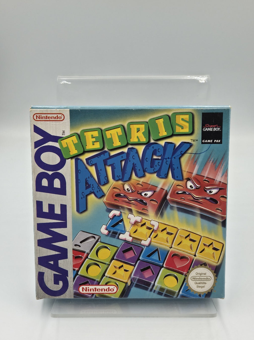 Nintendo Game Boy Classic Spiel Tetris Attack mit OVP und Anleitung NOE