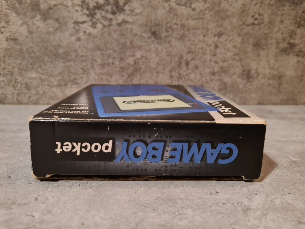 Game Boy Pocket OVP Console Konsole FAH Blau Blue - T-Retro-Games 