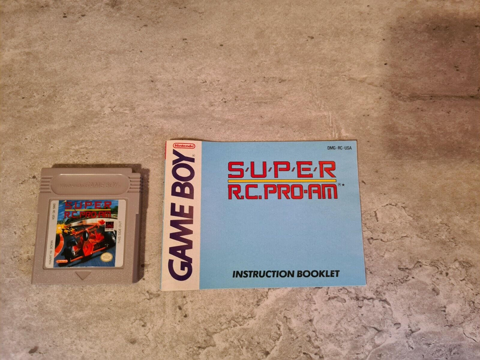Nintendo Game Boy Classic Super R.C Pro AM mit OVP und Anleitung USA - T-Retro-Games 