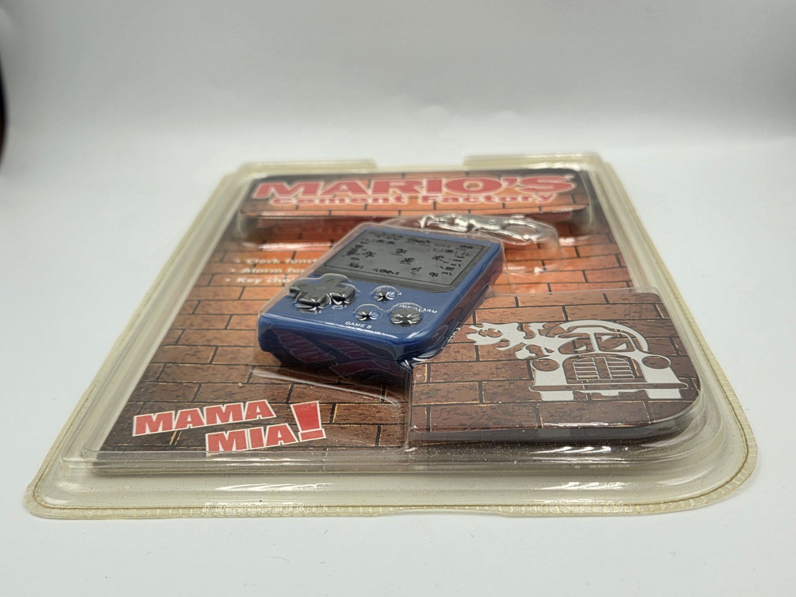 Nintendo Mini Classics Mario's Cement Factory Schlüsselanhänger Neu