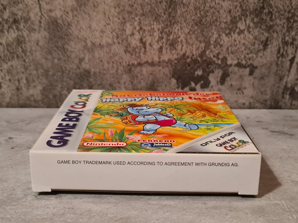 Gameboy Color Das Geheimnis der Happy Hippo Insel mit OVP und Anleitung NOE - T-Retro-Games 