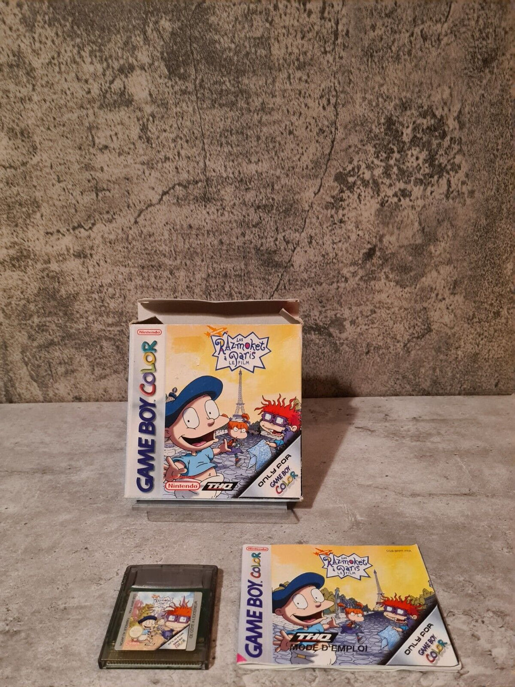 Nintendo Gameboy Color Les Razmoket a Paris Le Film mit OVP und Anleitung FRA - T-Retro-Games 