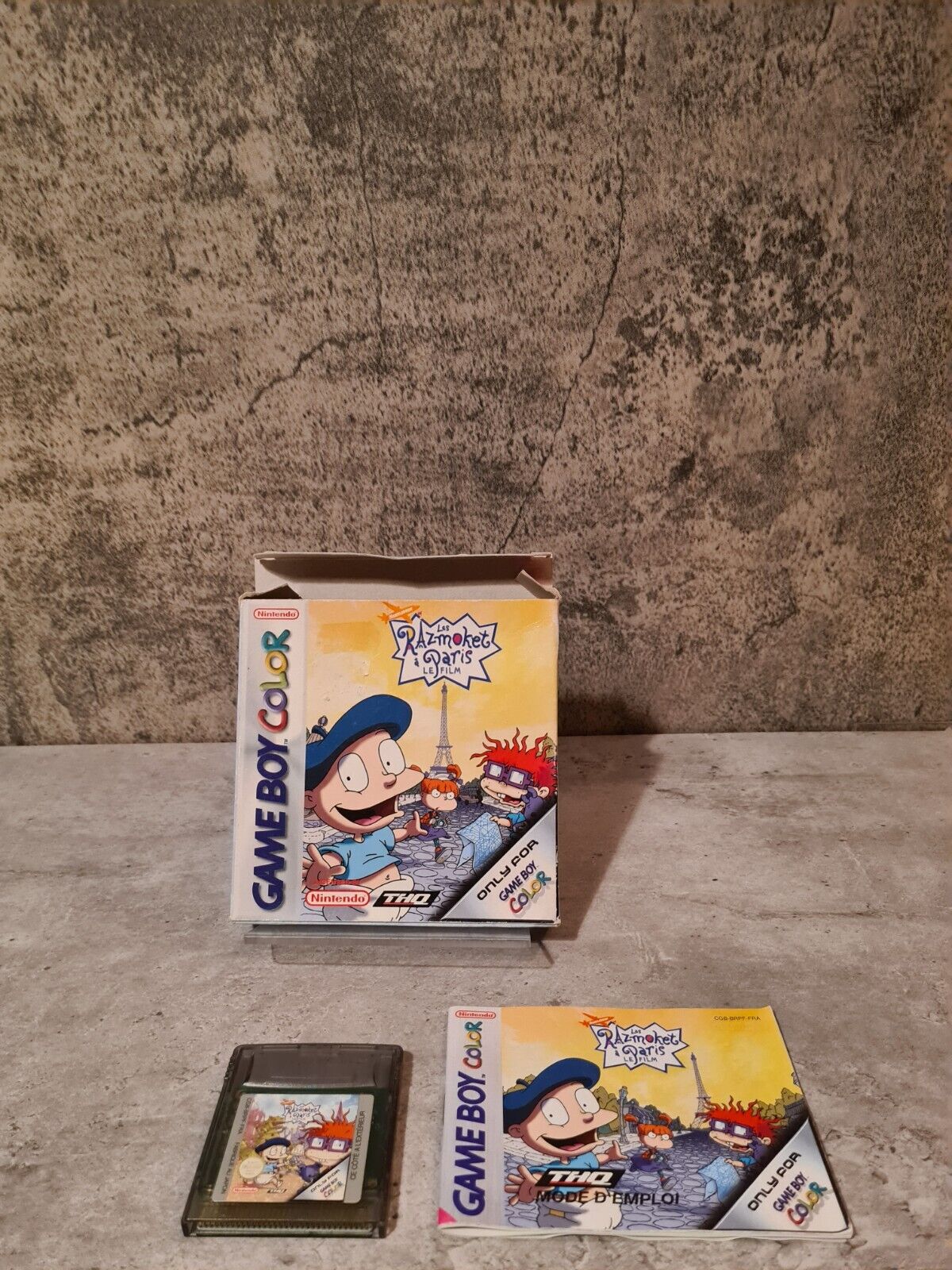 Nintendo Gameboy Color Les Razmoket a Paris Le Film mit OVP und Anleitung FRA - T-Retro-Games 