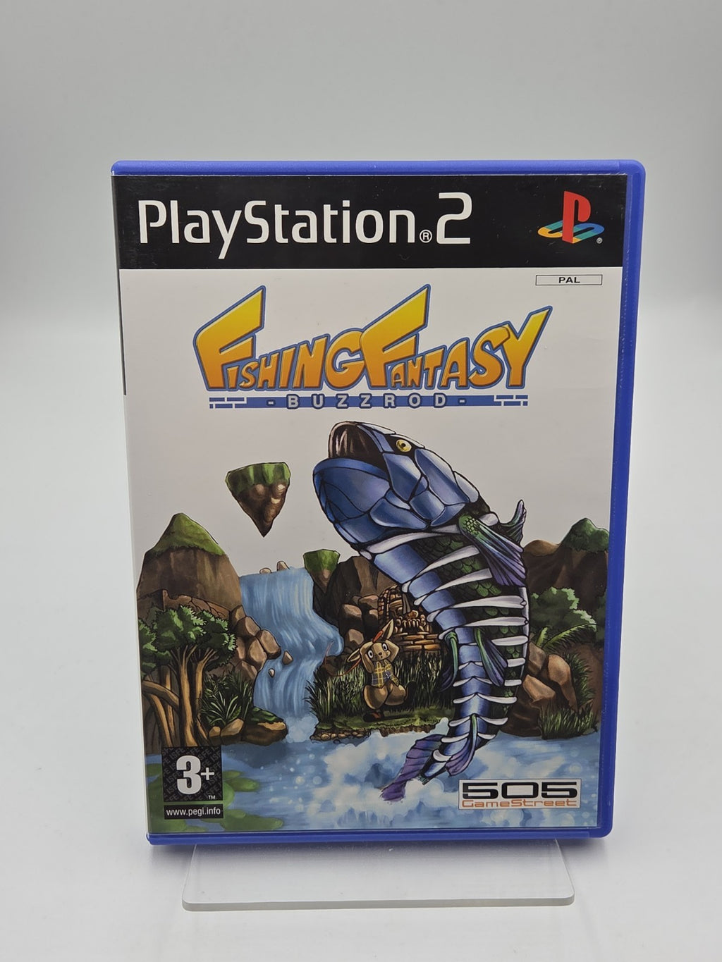 PS2 Playstation Spiel 2 Fishing Fantasy mit OVP und Anleitung Multilingual