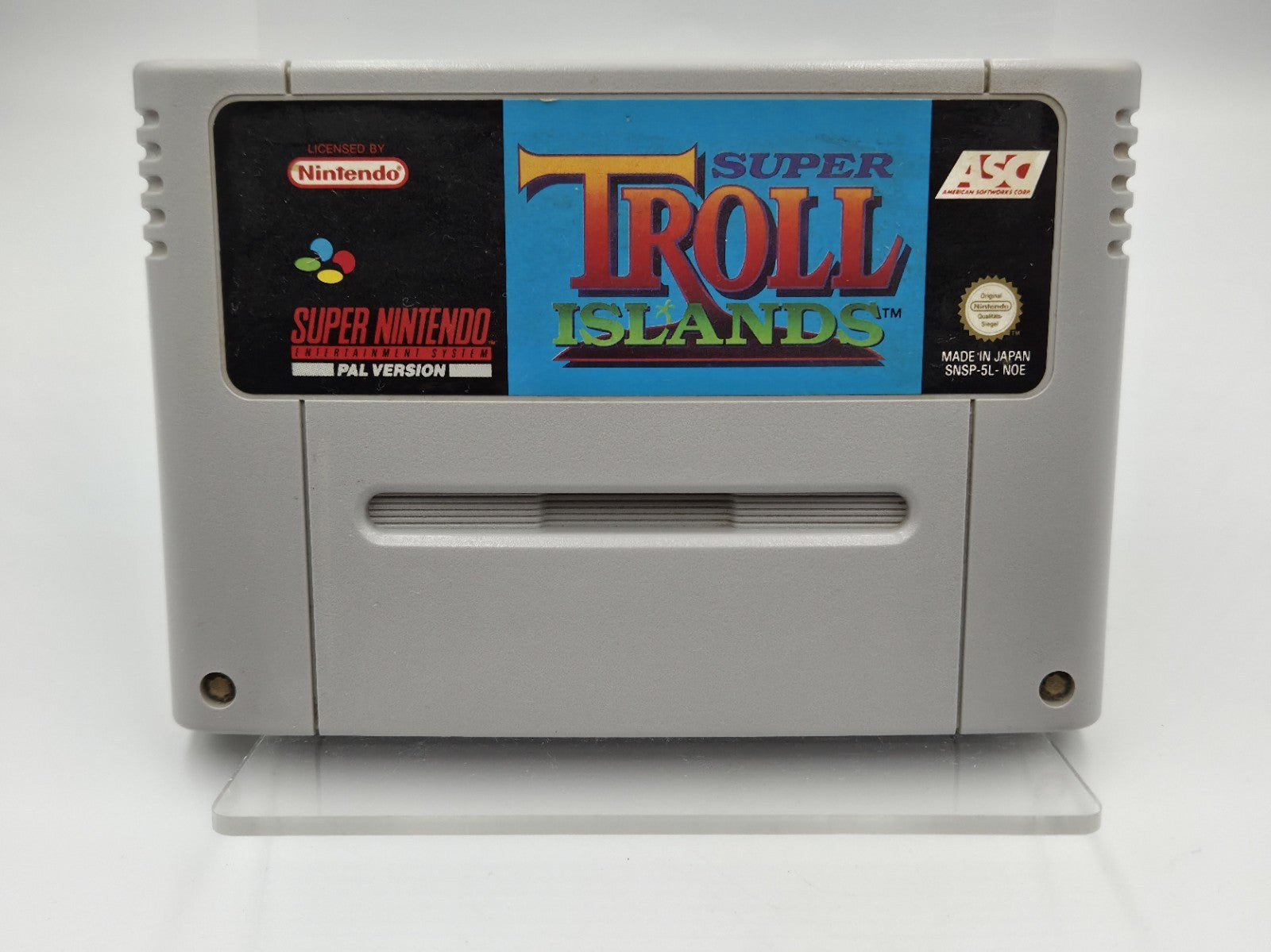 SNES Super Nintendo Super Troll Islands Modul NOE