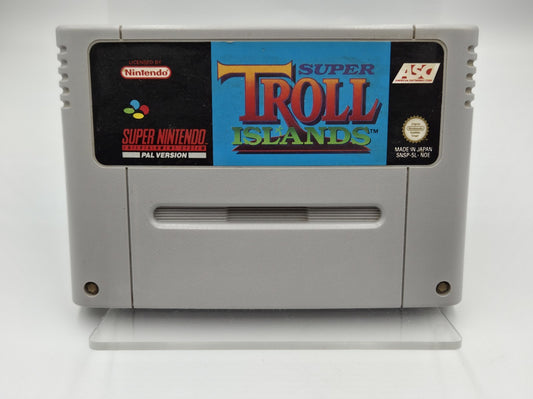 SNES Super Nintendo Super Troll Islands Modul NOE