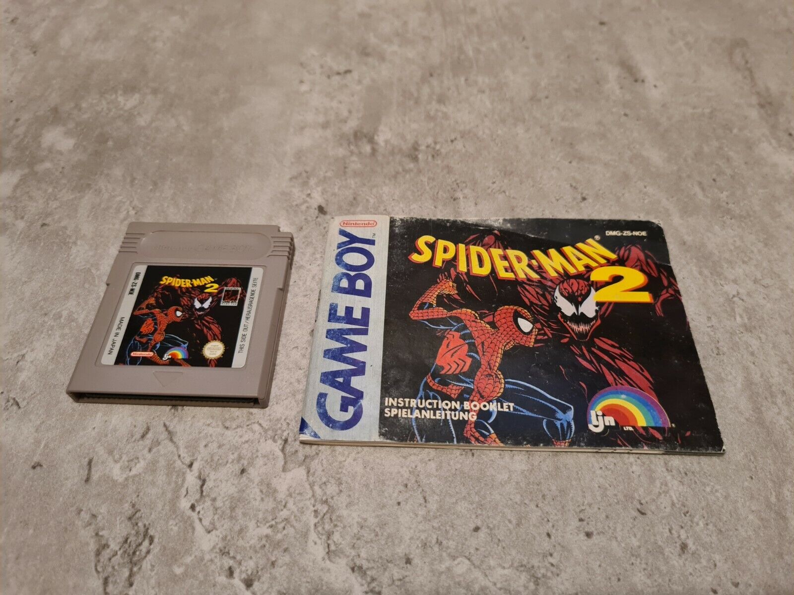 Game Boy Classic Spider-Man 2 mit OVP und Anleitung NOE - T-Retro-Games 